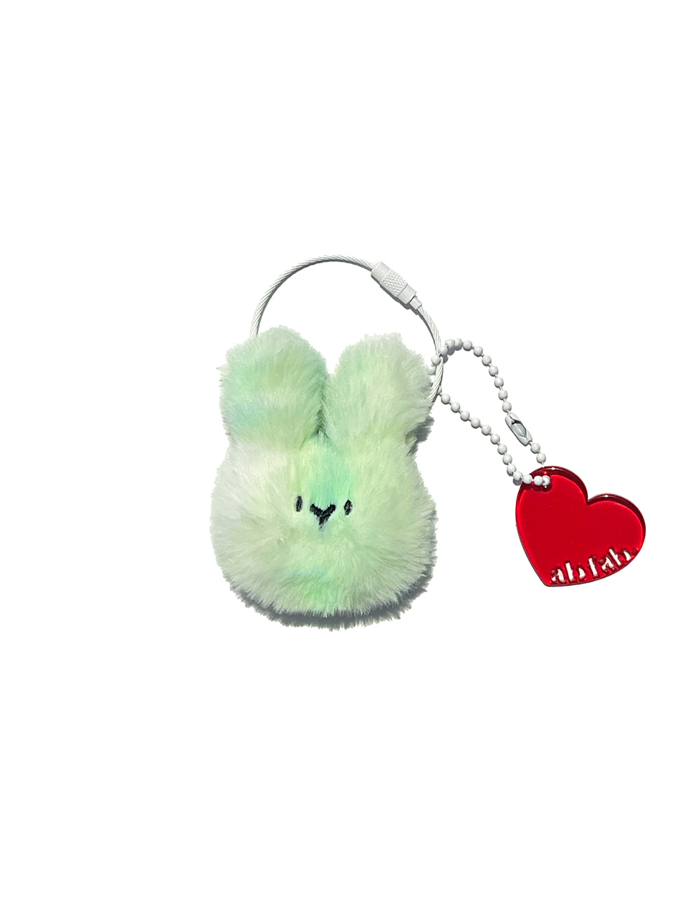 mini bunny key ring ( Melon soda )