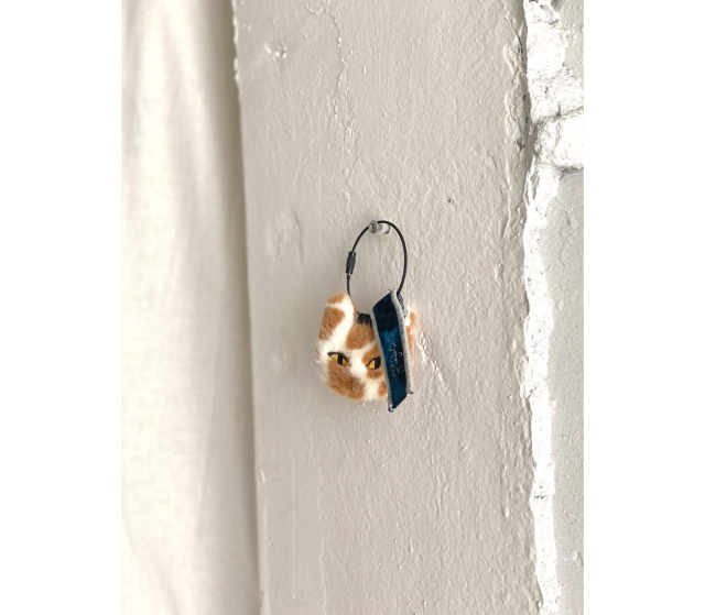 myam-mi key ring Cheese cat