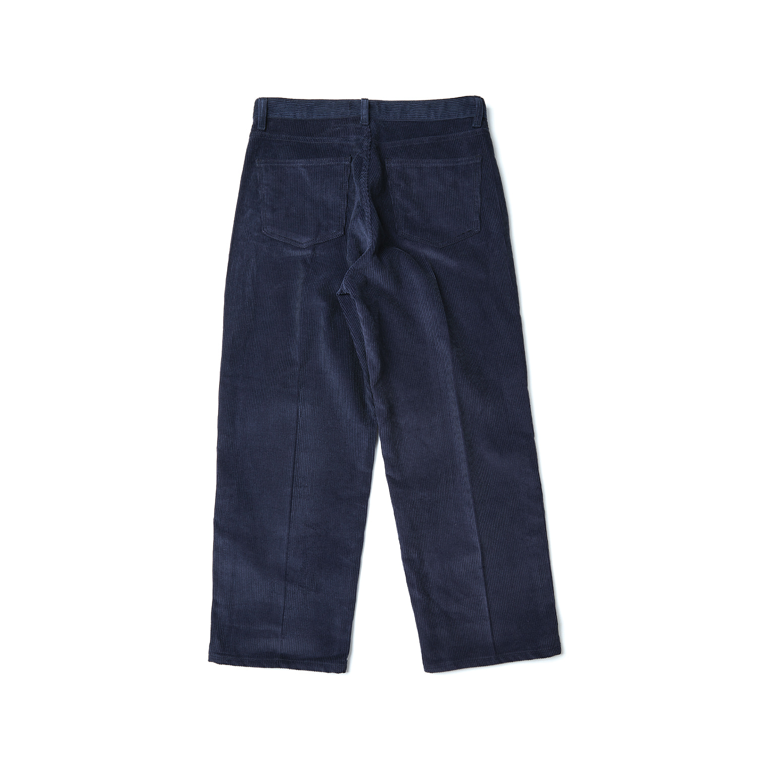 corduroy wide pants / navy