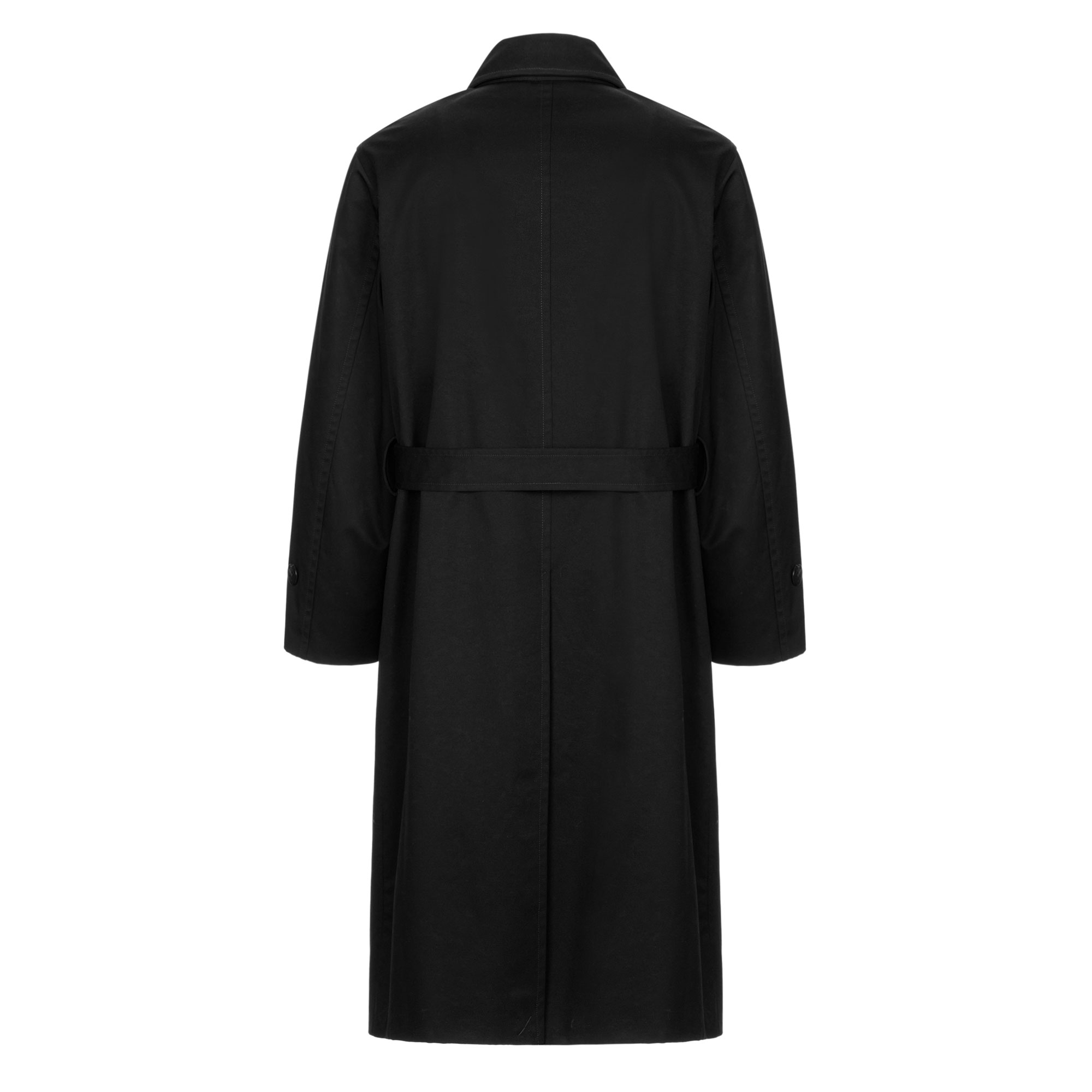 oversize trench coat / black