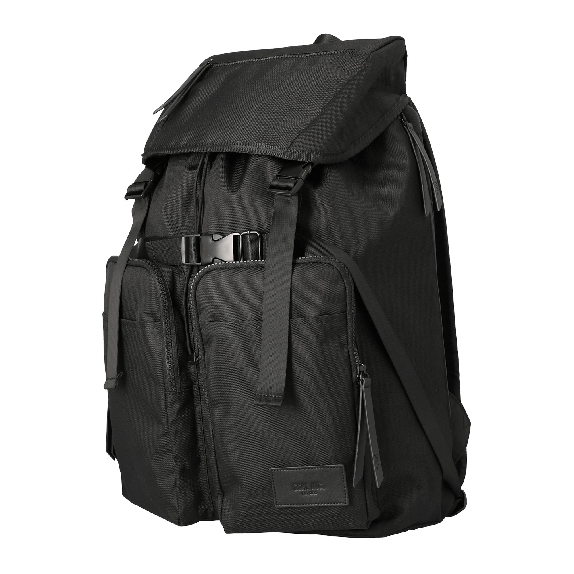 majestic dual pocket rucksack / black