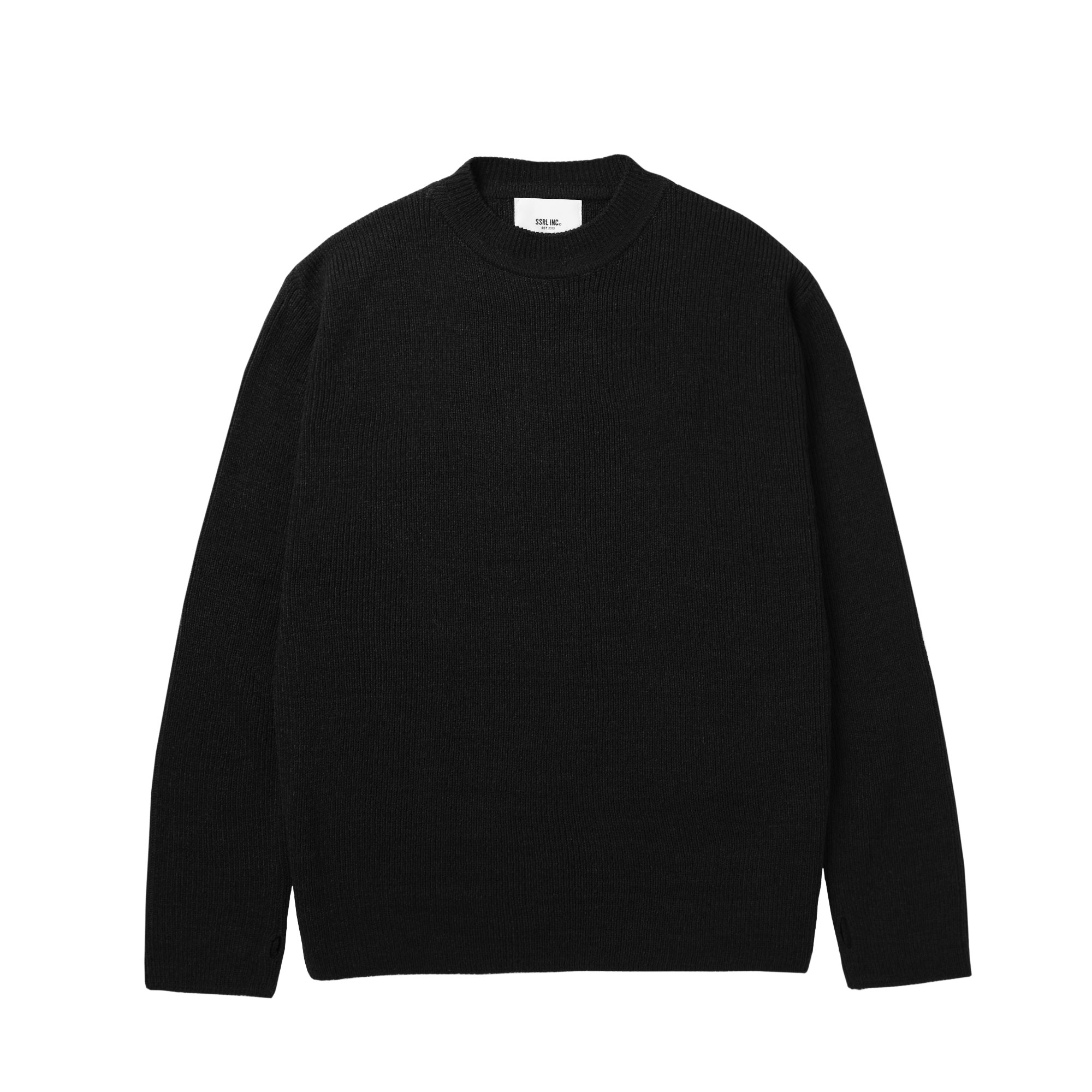 minimal hand warmer knit / black