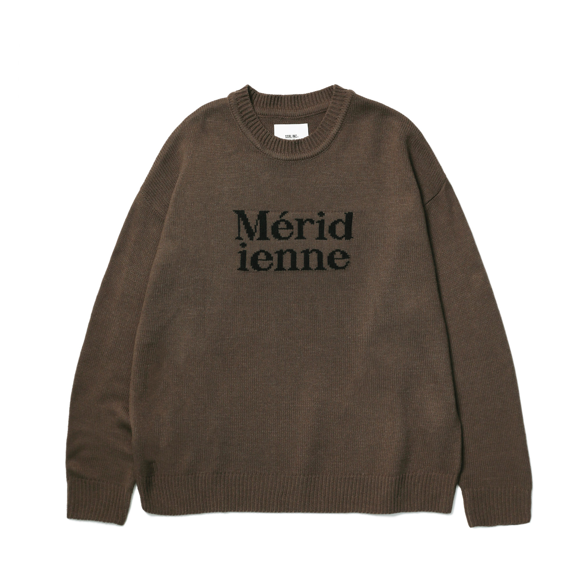 meridienne crew neck knit / brown