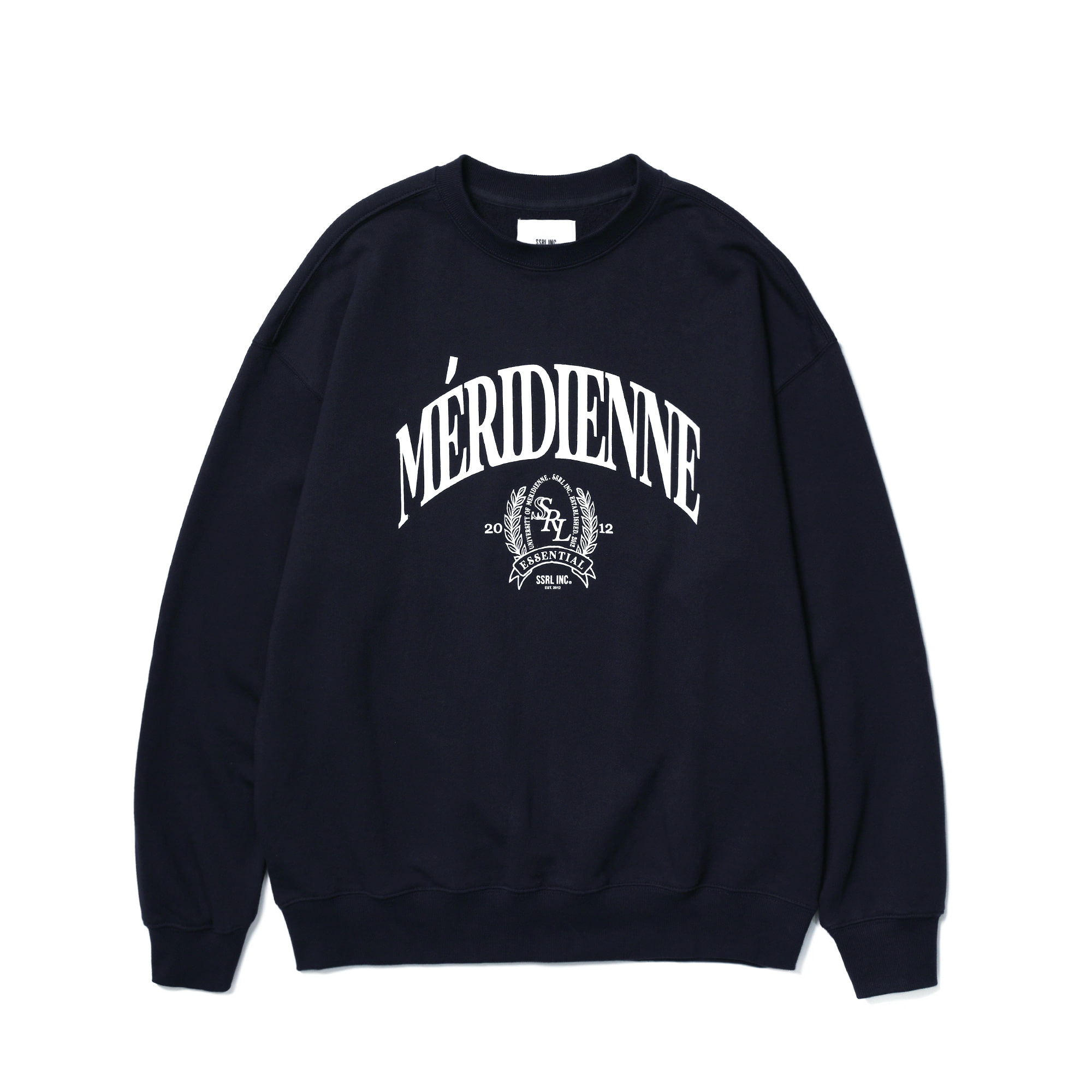 meridienne crest sweat shirt / navy