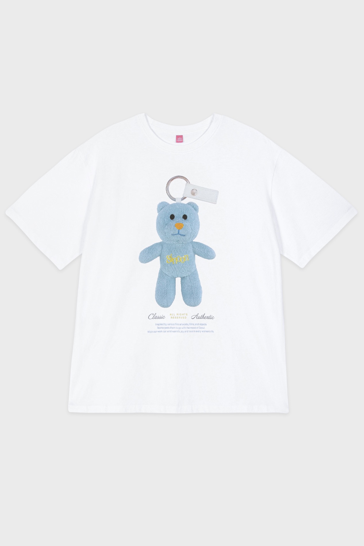 韓国人気【SINOON】NOONI Bear Keyring T-Shirt SINOON ｜시눈 공식 온라인 스토어