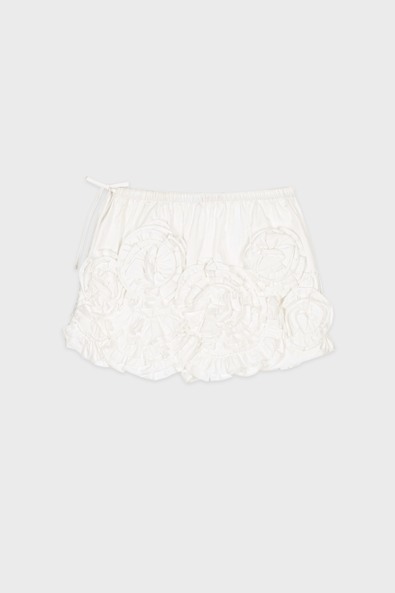 スカート sinoon rose frill mini skirt (white) SINOON] 스커트 Rose Frill Mini Skirt 화이트 | 여성 스커트