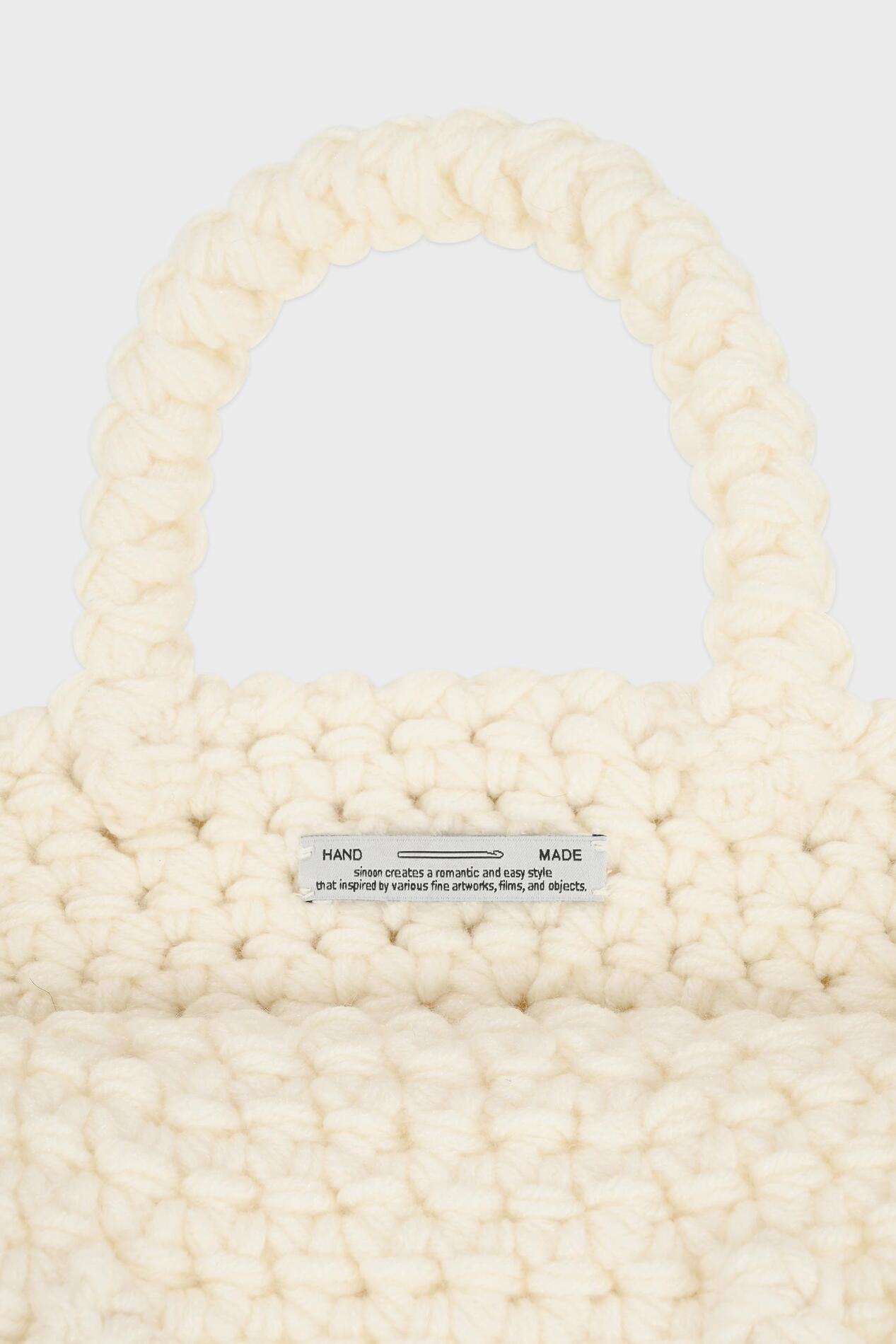 トートバッグ [SINOON] Handmade Knit Tote Bag SINOON