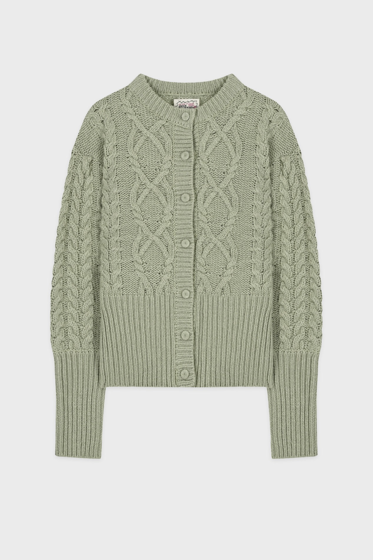 sinoon ニット トップス MIXED PULLOVER KNIT グリーン セール】Tyson Knit Top（ニット/セーター）｜TELOPLAN