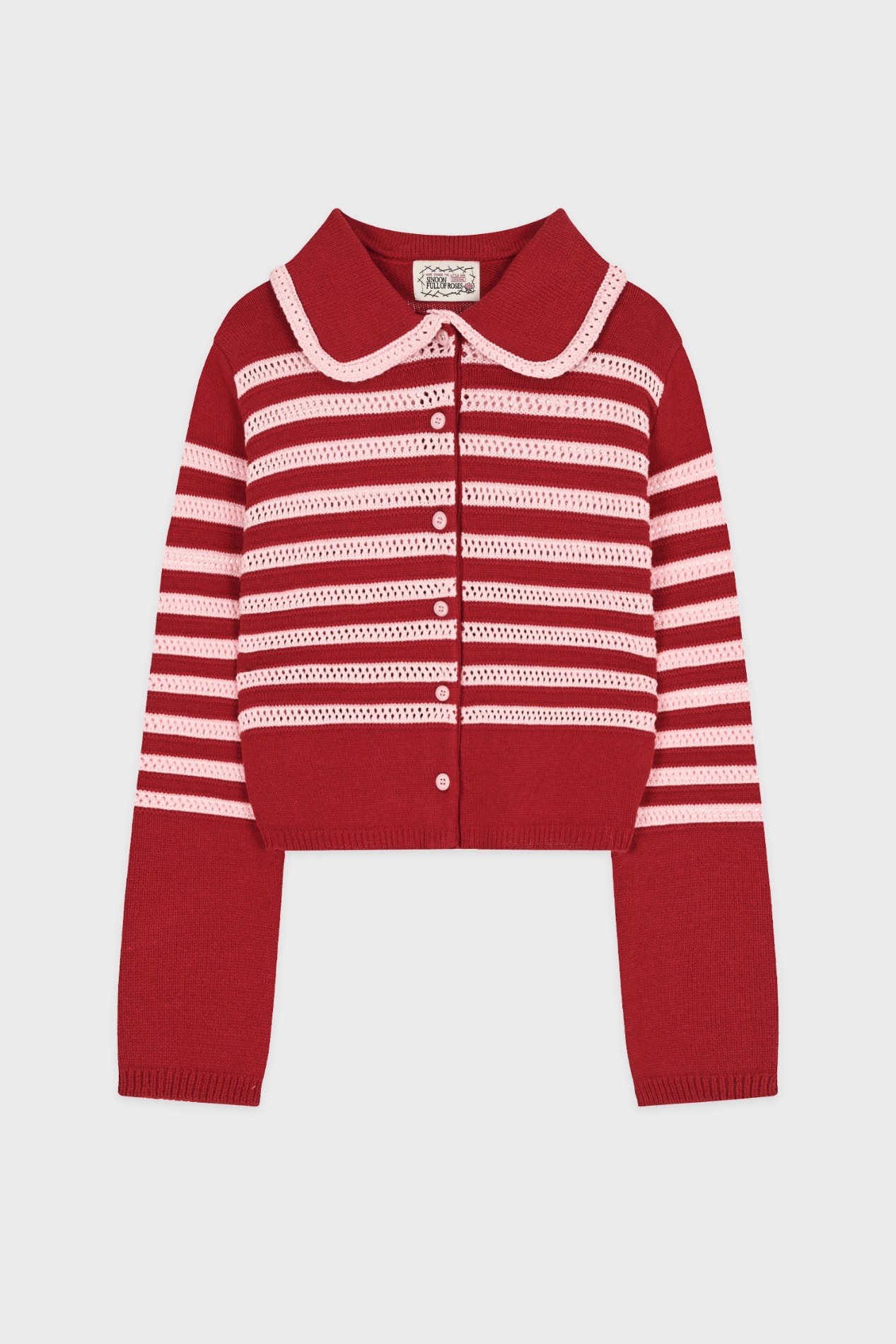sinoon シヌーン Rose Flower Pullover Knit SINOON