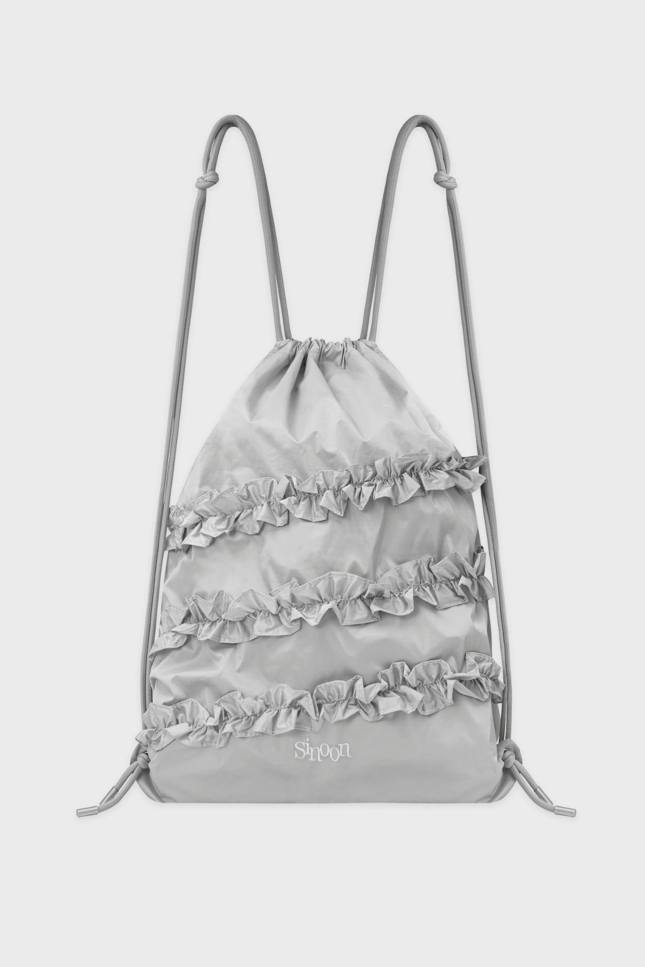 sinoon バッグ Sinoon】☆ 韓国人気 ☆ Logo Lace Eco Bag ☆ 3 COLOR (sinoon/エコ