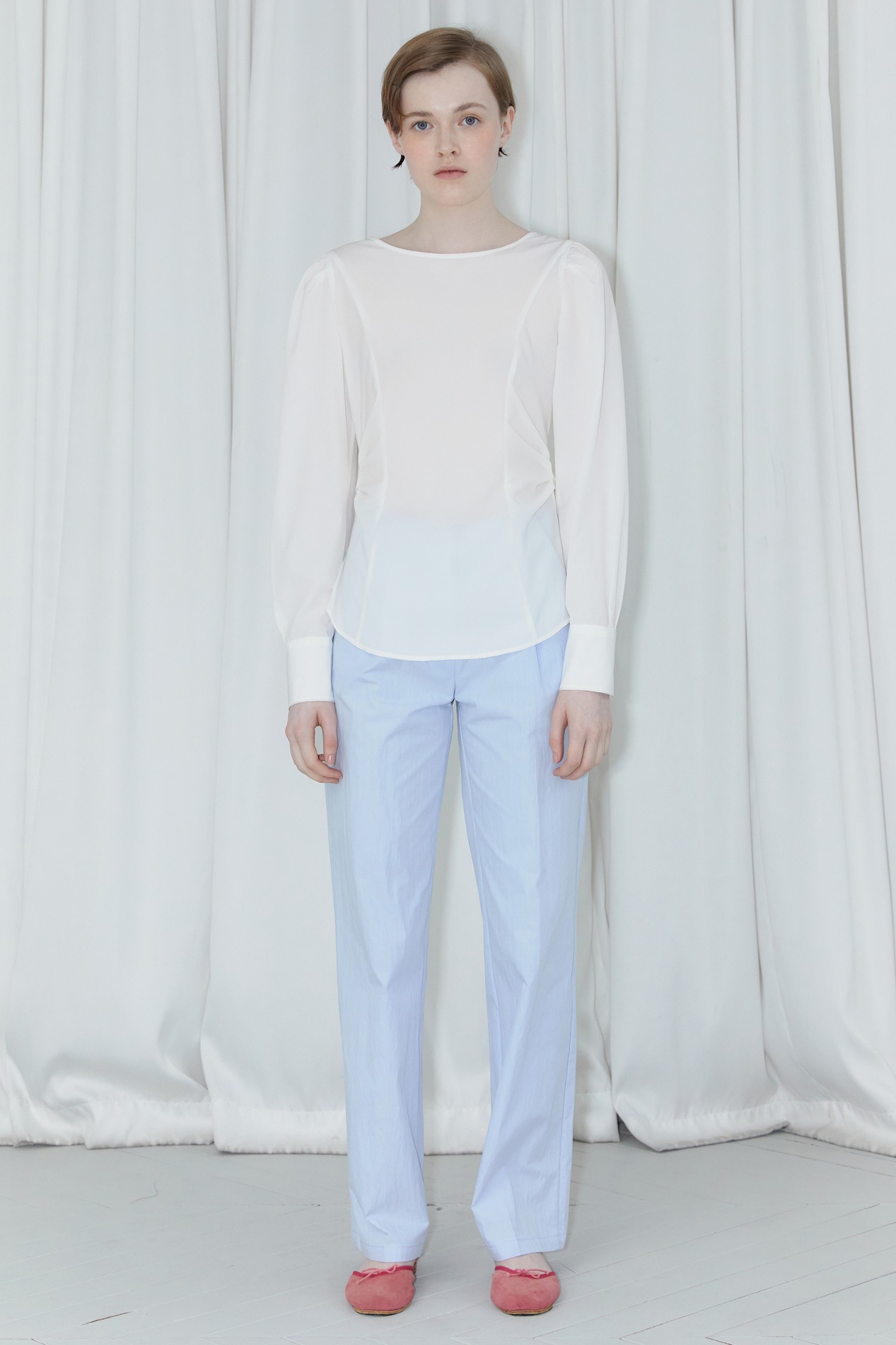 [シヌーン] SINOON FLOWER COTTON PANTS (LIGHT BLUE) MUSINSA | SINOON FLOWER COTTON PANTS (LIGHT BLUE)