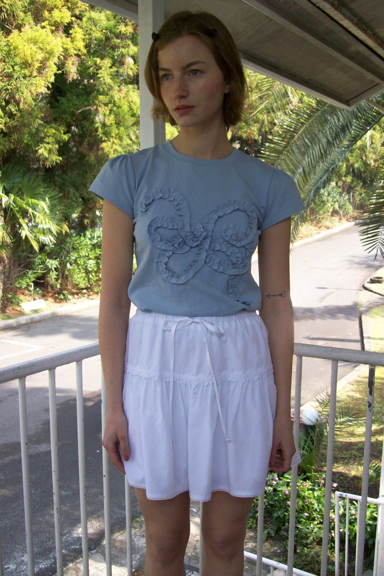 ★送料・関税込★sinoon★Butterfly Frill T-Shirts★ SINOON