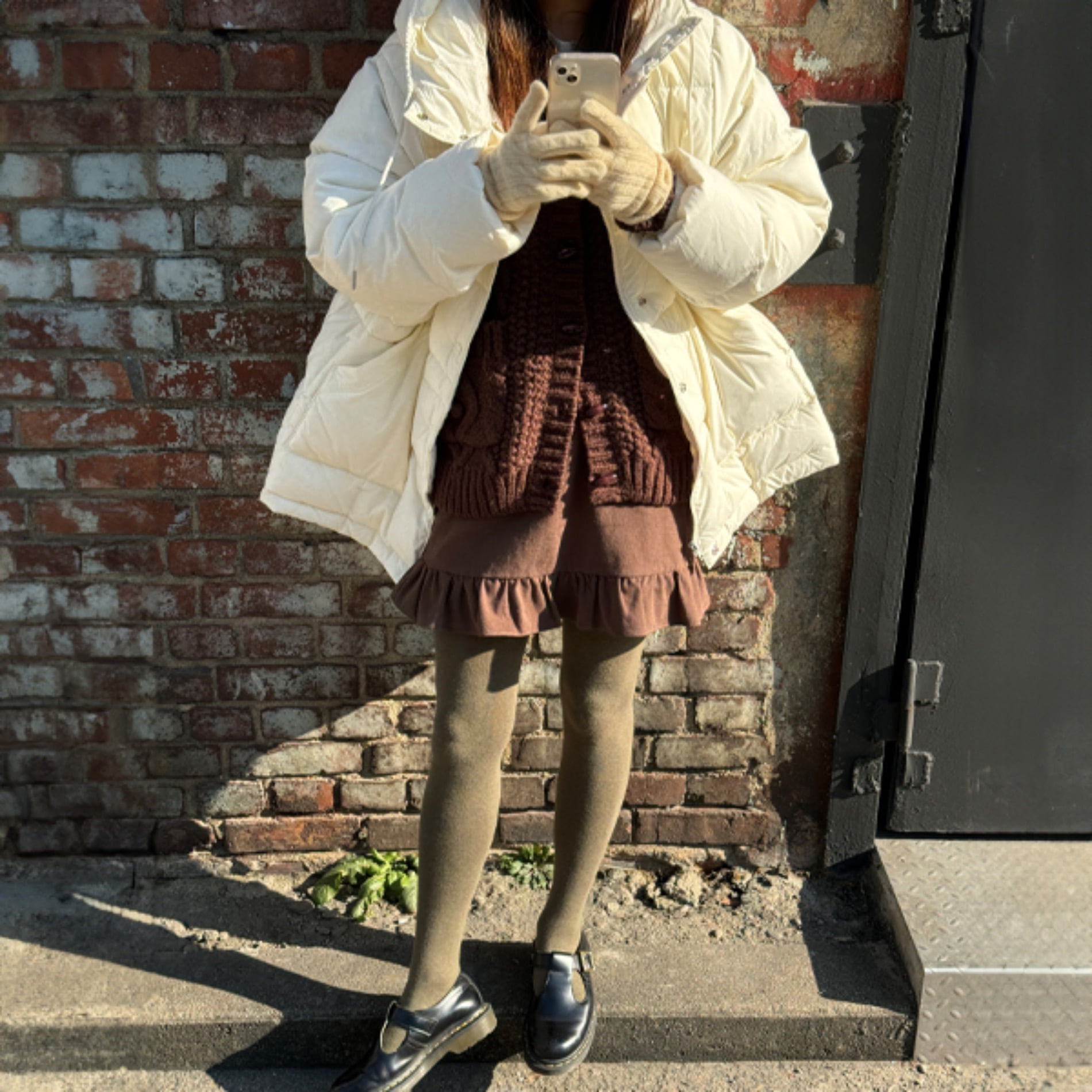 sinoon Hoodie Puffer Jacket ダウン アイボリー sinoon Hoodie Puffer Jacket ダウン アイボリー SINOON] PUFFER DOWN