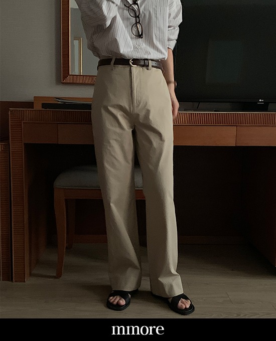 [당일발송][mmore] Henry cotton pants