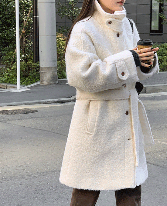 체더 래글런 부클 (coat)(캐시미어5%)(울61%)