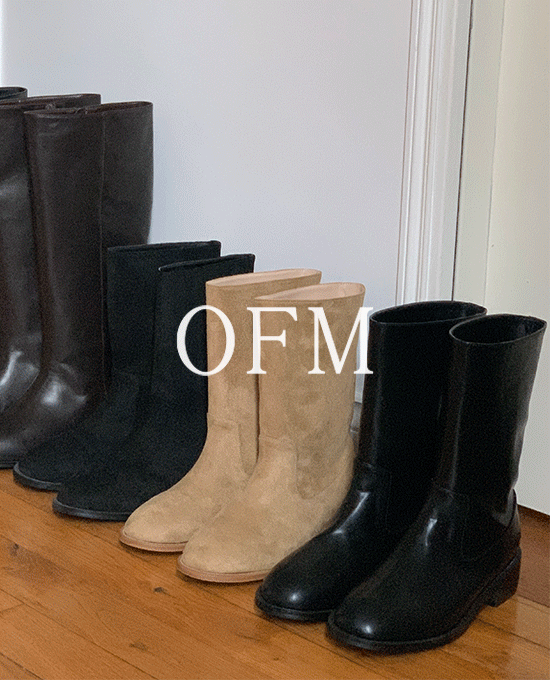 [11주년세일][당일발송][ofm] merry middle boots (shoes)(4cm)