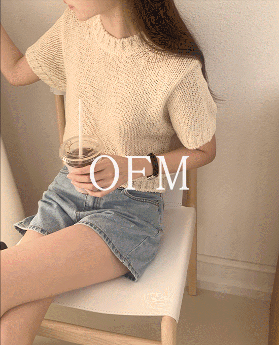 [11주년세일][당일발송][ofm] 썸머 팝콘 라운드 (knit)