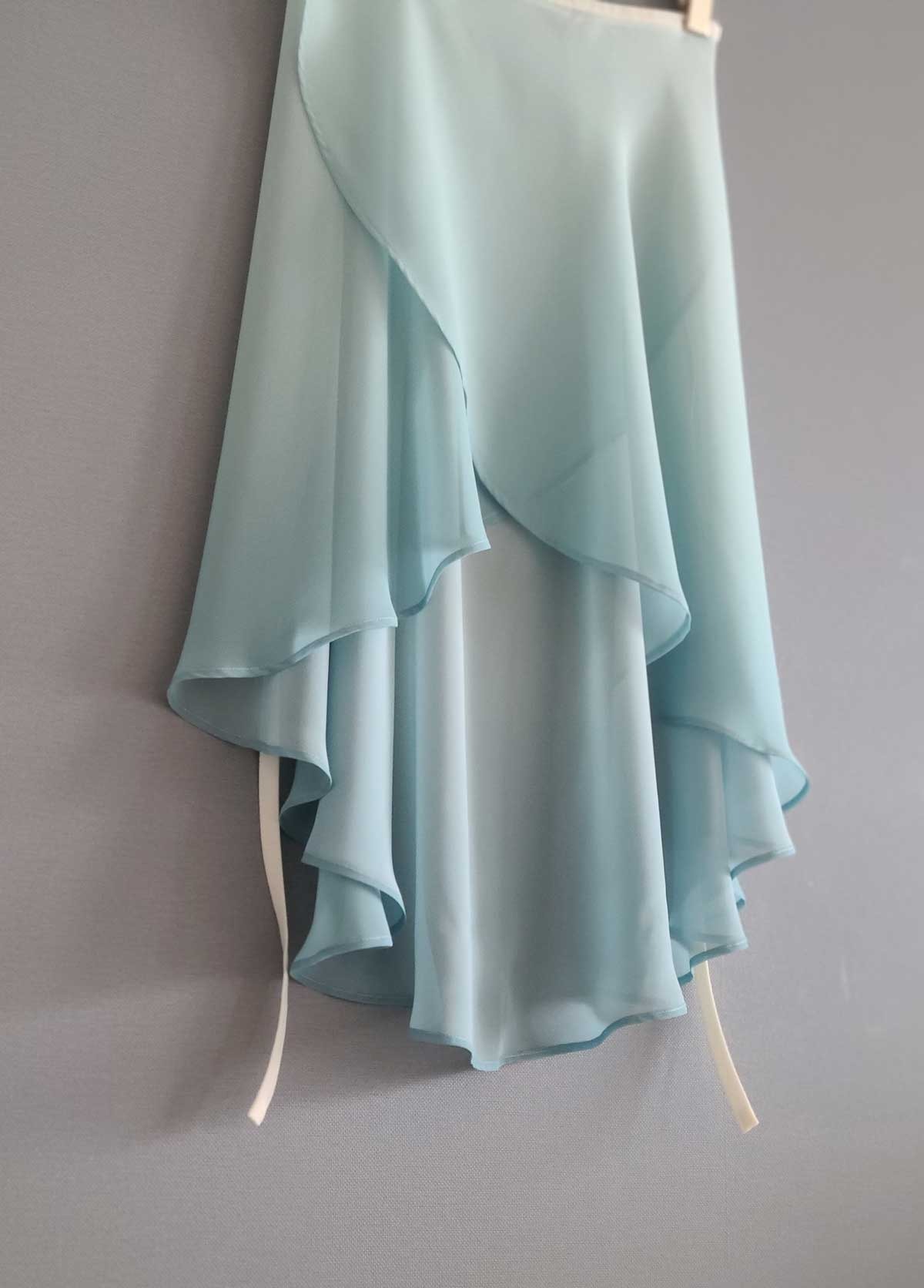 Soft Mint Gradation Wrap Skirt (소프트민트)