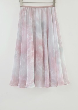 180,360 wide rehearsal skirt (April pink)