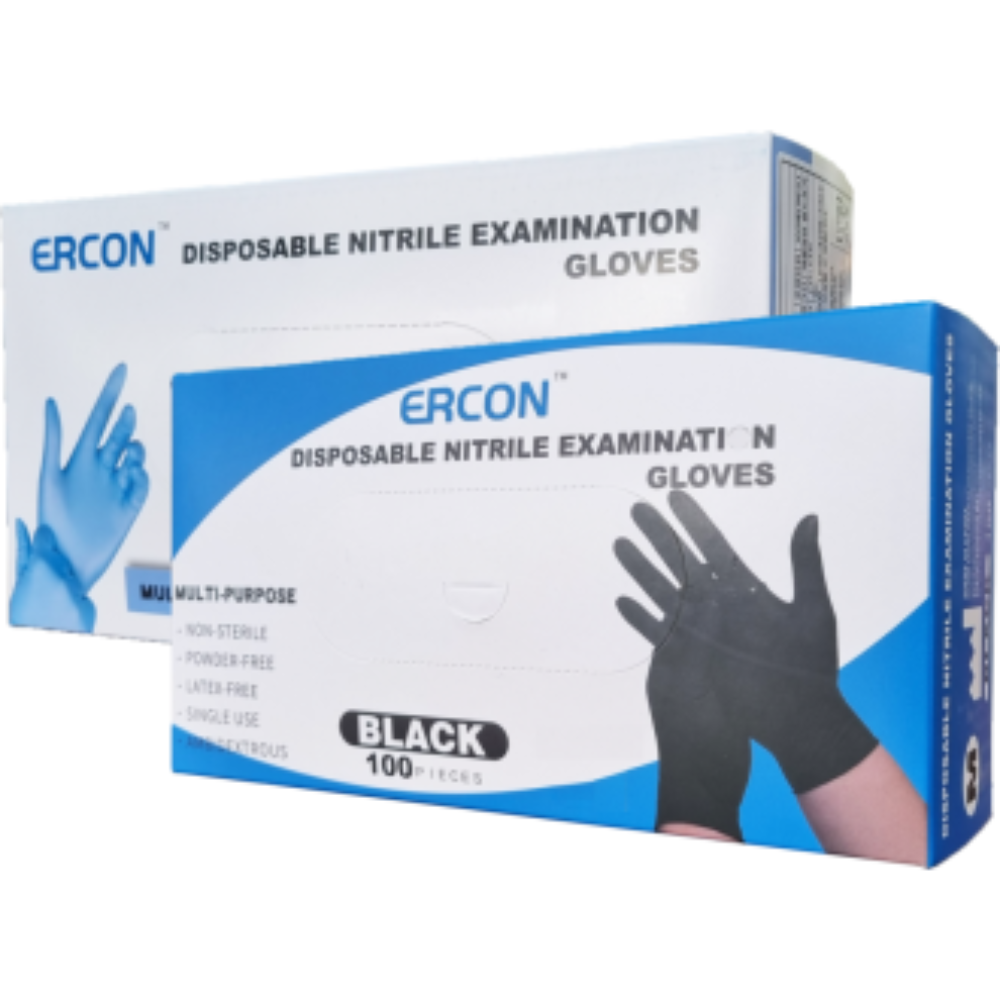 FDA CE 인증 ERCON 에르콘 다용도 니트릴 위생장갑 / 100매 2개