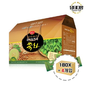 광야식품 귀리&amp;견과 쑥차 60스틱 1BOX (4개입)
