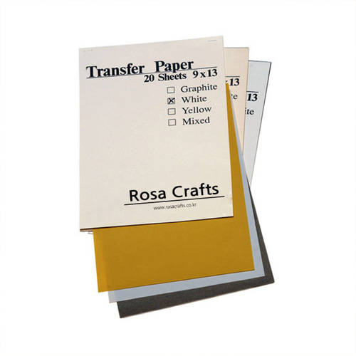 로사크래프트 먹지20매(Transfer Paper 20EA pack) [Yellow]