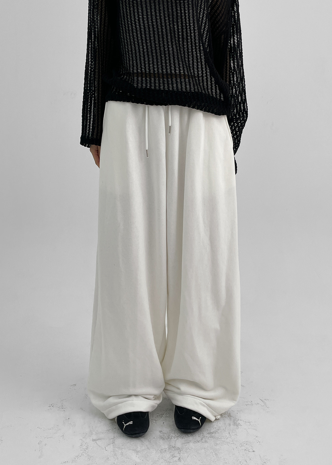 【SATIIIZ】Kincheu Summer Nylon Banding Pants Women's Sale Pants & Shorts | Shop High Waist Pants & Shorts