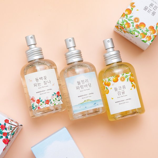 [DAYCELL] Small Jeju Body Perfume Mist by my side 150ml - 3 types