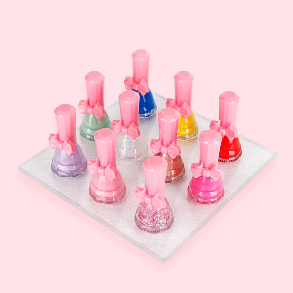 [DAYCELL] princess PINK Water-Based Peelable Nail Polish for Kids 10g, 10 Colors