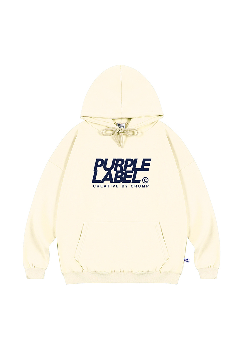 [퍼플라벨] Purple label signature logo hoodie (PT0019-2)