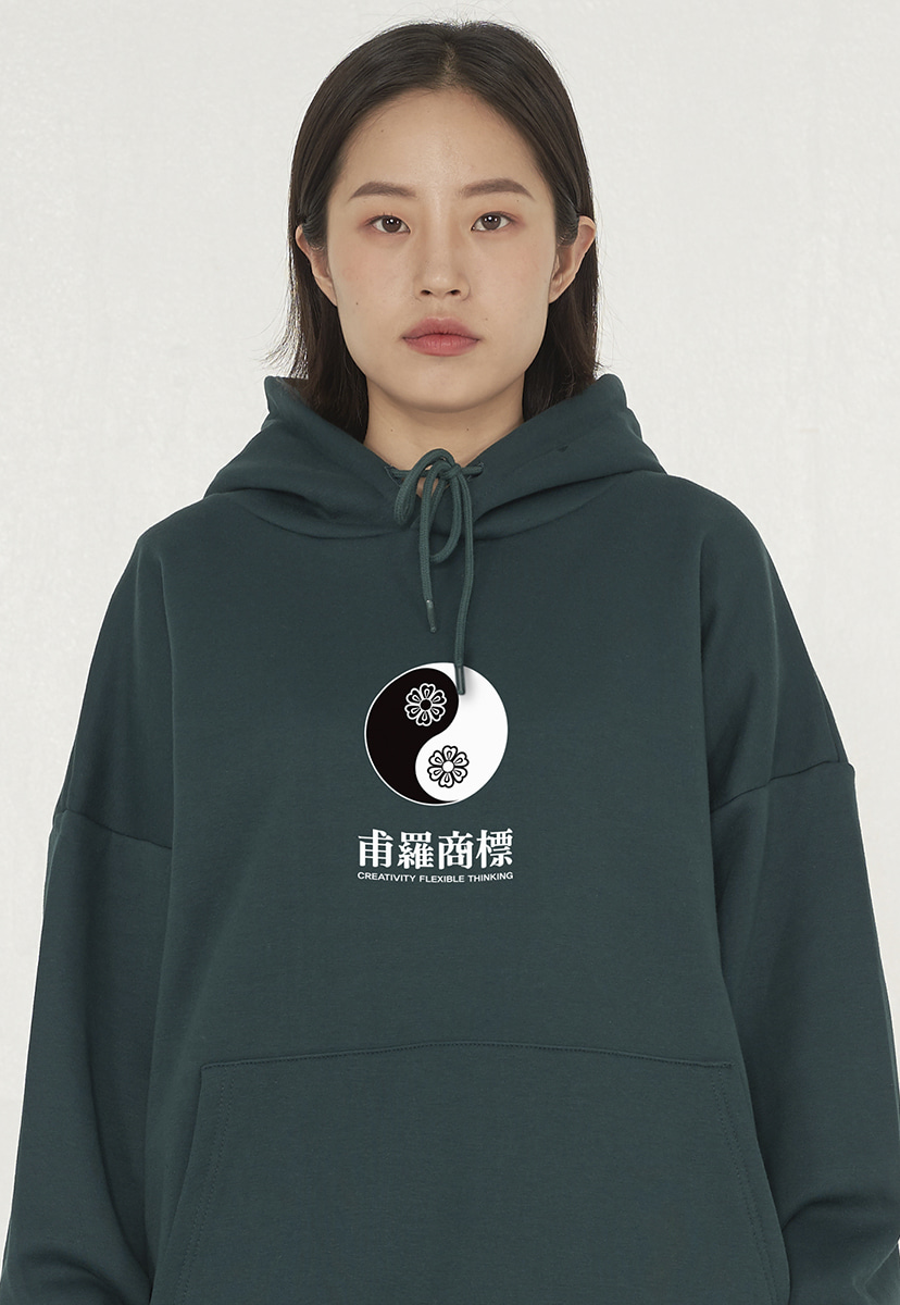 [퍼플라벨][기모] yin yang logo hoodie (PT0059g-1)