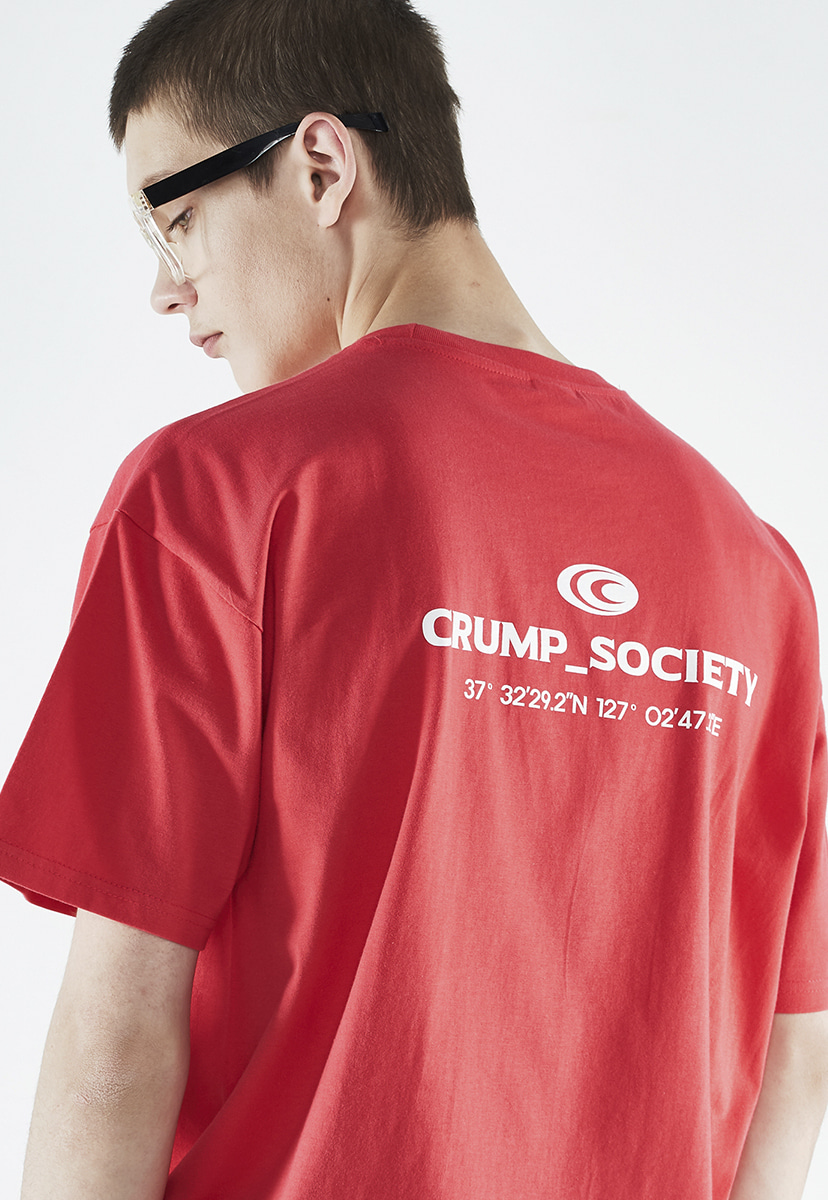 [크럼프] Crump location logo t-shirt (CT0258-3)