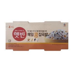CJ 210g 4개 콩잡곡밥 햇반 즉석밥 간편 쌀