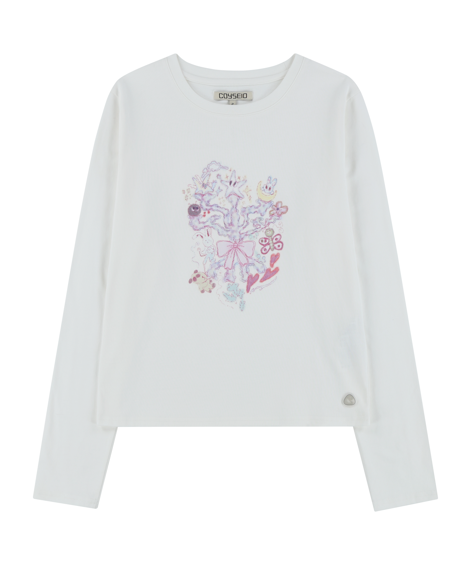 COYSEIO CORAL LONGSLEEVE tシャツ サイズ1 CORAL LONGSLEEVES WHITE - coyseio