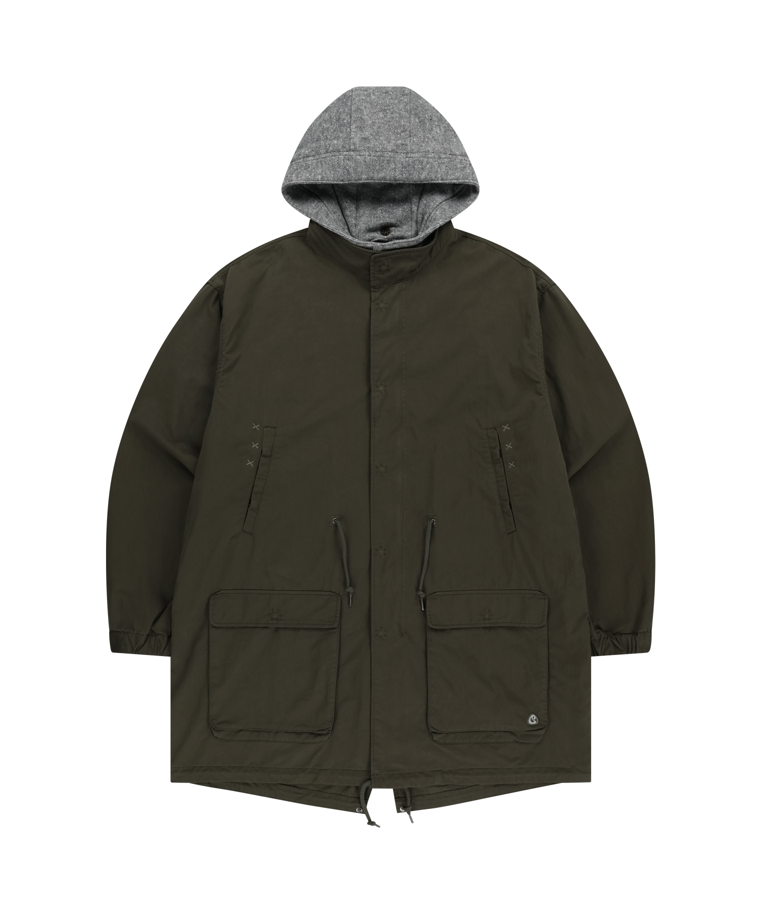 ジャケット・アウター coyseio WASHED MILITARY JACKET / KHAKI WASHED MILITARY JACKET MUD KHAKI - coyseio