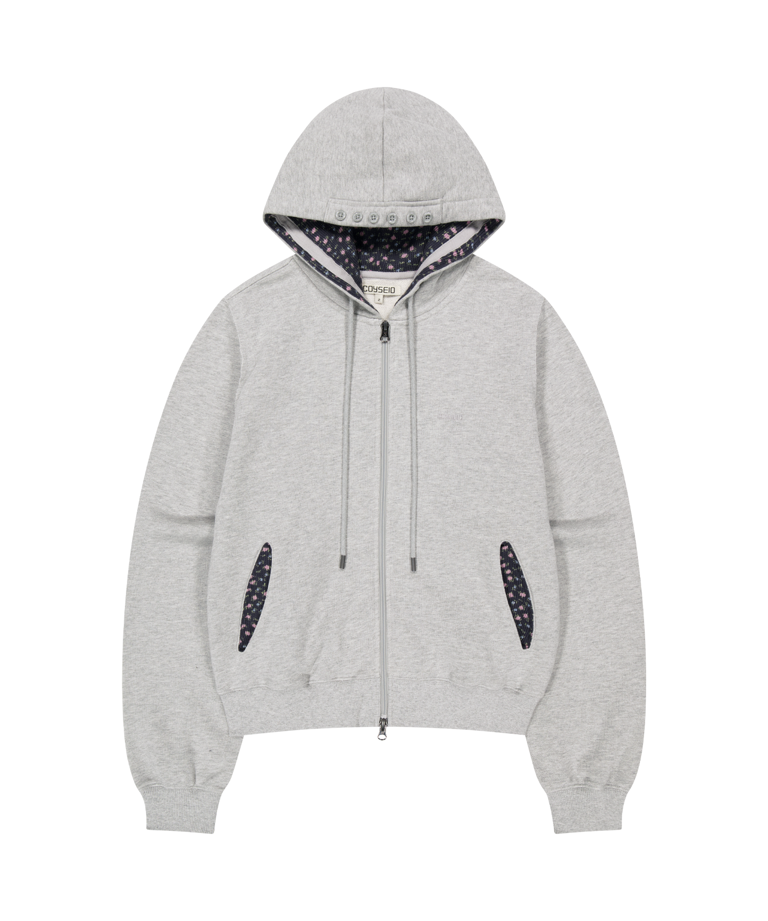 COYSEIO FLOWER POINT ZIP-UP HOODIE パーカー Geek Office / ギークオフィス】COYSEIO / FLOWER POINT ZIP-UP HOODIE
