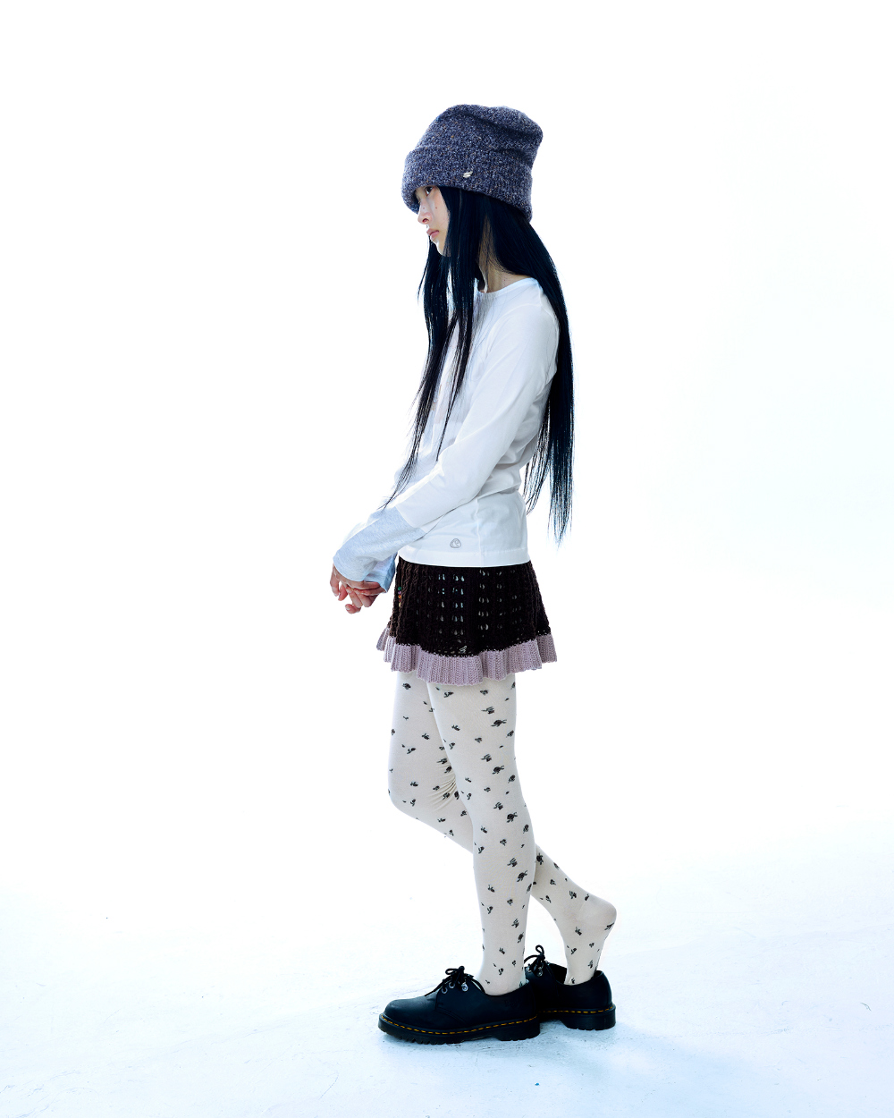 WIDE CAT BEANIE PURPLE - coyseio