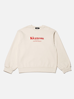 [A PRECIOUS MOMENT] KICHWORK  collabo classic sweatshirt