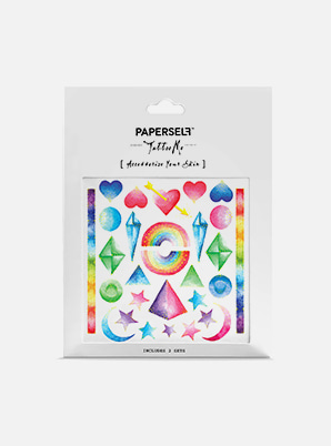 [MD &amp;P!CK] PAPERSELF Rainbows TATTOO STICKER