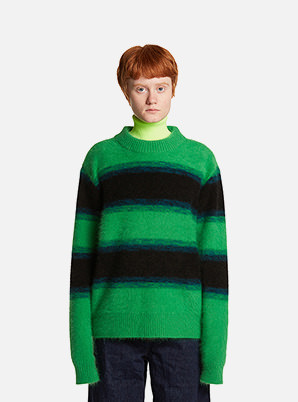 [STYLIST &amp;P!CK] TRUNKPROJECT Angora Stripe Sweater