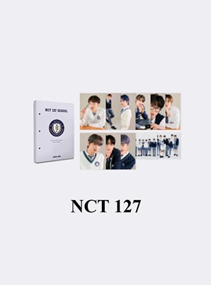 NCT 127 HARD COVER POSTCARD BOOK - 2021 BACK TO SCHOOL KIT
