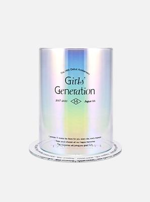 GIRLS&#039; GENERATION 14th ANNIVERSARY Memory Aurora Glass SET