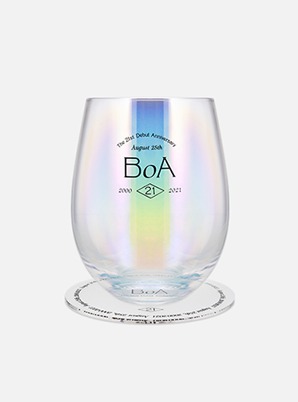 BoA 21st ANNIVERSARY Memory Aurora Glass SET