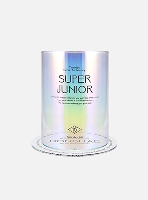 SUPER JUNIOR 16th ANNIVERSARY Memory Aurora Glass SET