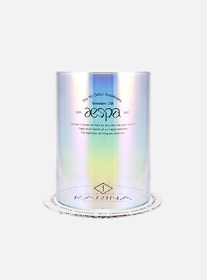  aespa 1st ANNIVERSARY Memory Aurora Glass SET
