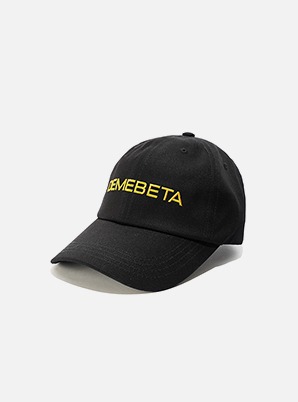 DEMEBETA BASIC LOGO CAP (BLACK/YELLOW)