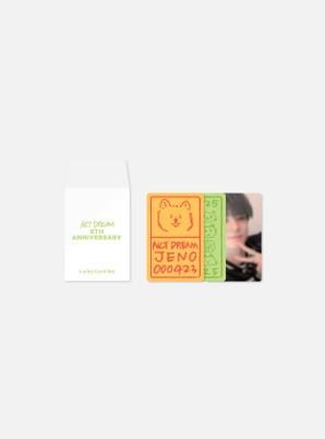 NCT DREAM 6th Anniversary Lucky Card Set