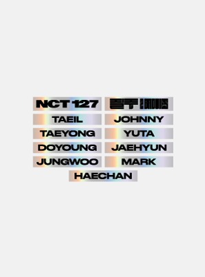 [POP-UP] NCT 127 HOLOGRAM STICKER SET - NCT 127 질주 STREET