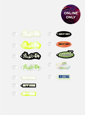 [ONLINE ONLY] NCT 127 LOGO ACRYLIC KEY RING CHARM - NCT 127 질주 STREET