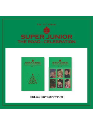 [SPECIAL GIFT EVENT]  SUPER JUNIOR The 11th Album Vol.2 - &#039;The Road : Celebration&#039;(TREE ver.)